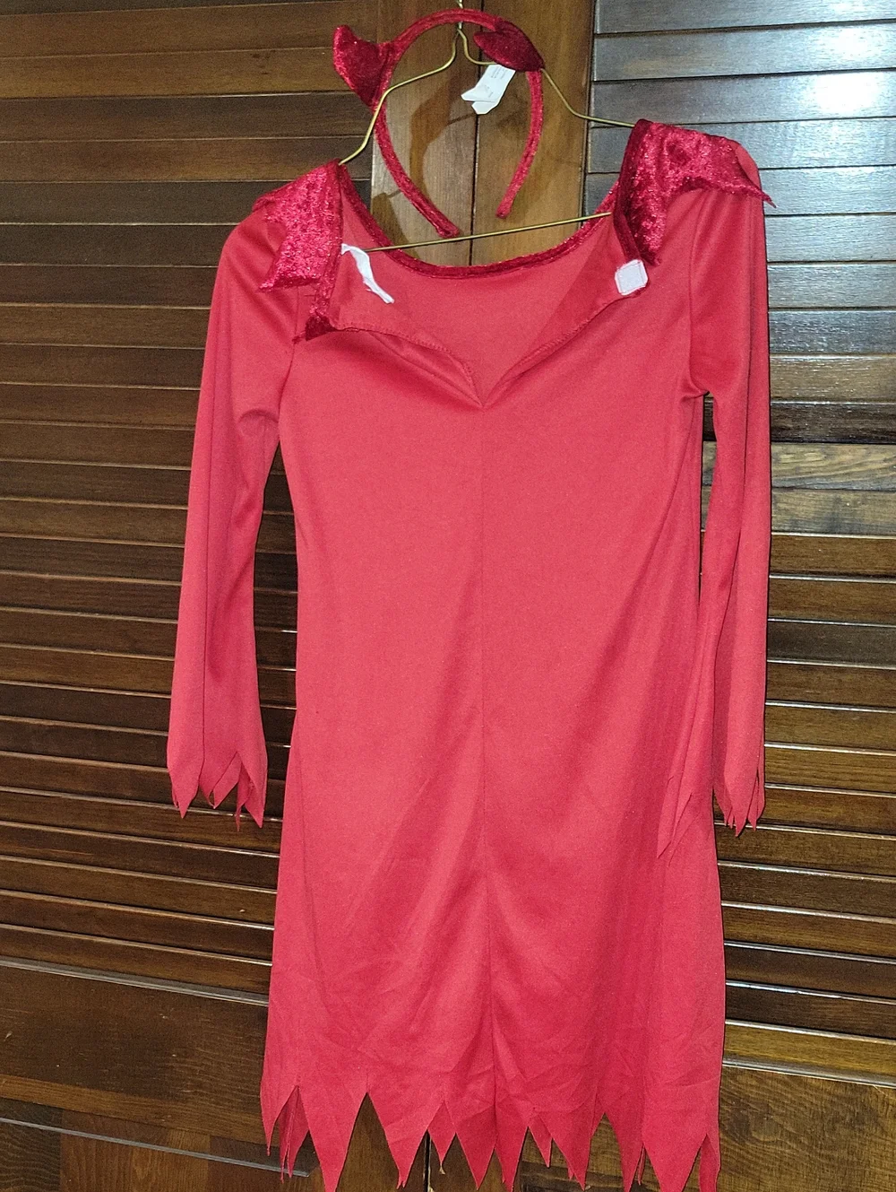 Party City Lil Devil Girls Long-Sleeve Costume Dress